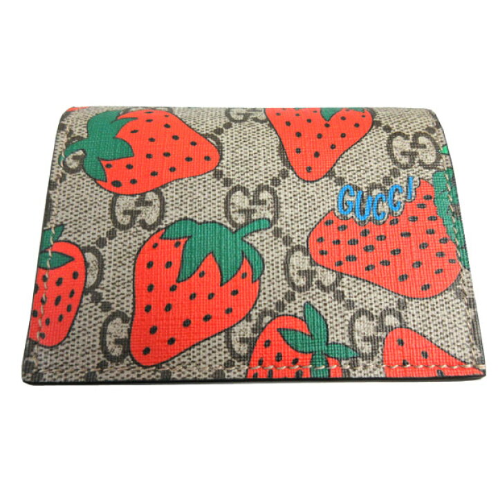 楽天市場】≪新品≫GUCCI グッチ ストロベリー いちご プリント 財布  