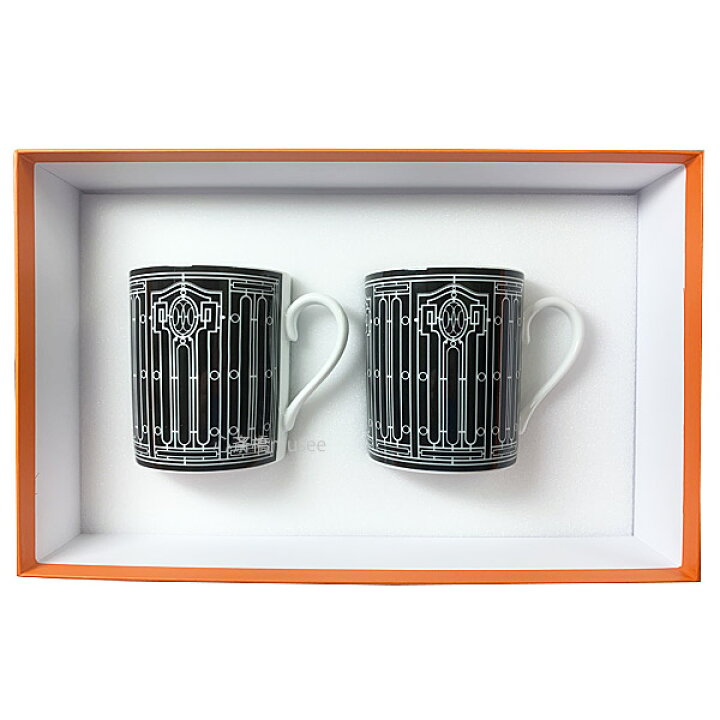 楽天市場】≪ 新品 ≫ HERMES エルメス マグカップ ペア Hデコ 