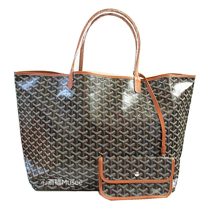 楽天市場】≪ 新品 ≫ 正規品 GOYARD ゴヤールサンルイ GM 黒×茶  