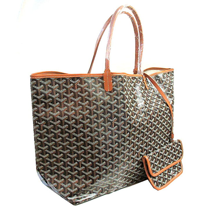 楽天市場】≪ 新品 ≫ 正規品 GOYARD ゴヤールサンルイ GM 黒×茶 