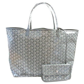 ≪ 新品 ≫ 正規品 GOYARD ゴヤールサンルイ GM グリス グレー トート バッグ ショッパー リボン ラッピング ST LOUIS　GM Gris grey tote bag brand new