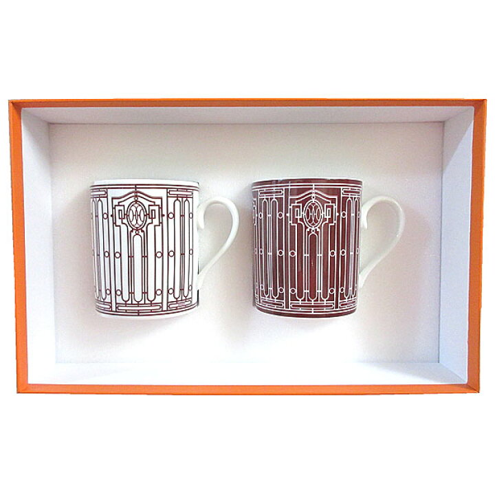 楽天市場】≪ 新品 ≫ HERMES エルメス マグカップ ペア Hデコ 