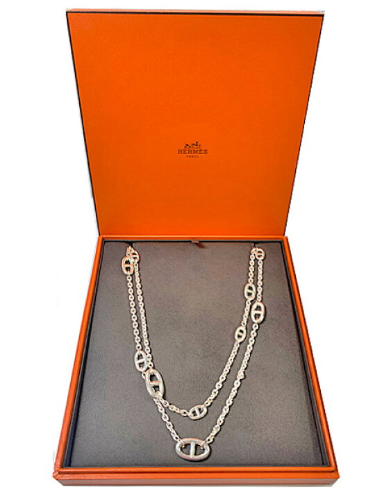 楽天市場】《 新品 》 エルメス ロングネックレス ファランドール 120  