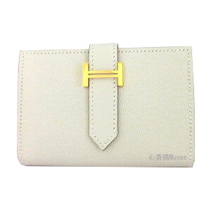  Vi  GX xA ~j }bV[ S[h VF[u  { bsO ~j z J[hP[XBrand new HERMES Bearn Mini Mushroom Gold Hardware Chevre myzore Box Ribbon Wrapping M