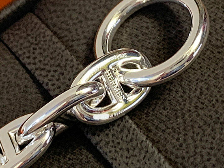 楽天市場】《 新品 》 エルメス シェーヌダンクル MM 16コマ シルバー  