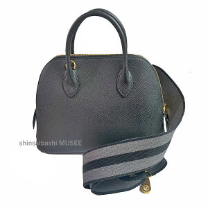 Vi GX {[h1923 25 TO E[[ Gv\  ubN S[h  Ot@Cg W nhobO BrandNew Hermes Bolide 1923 25 Sangle Woolly Epson Black Black Gold Hardware Bl