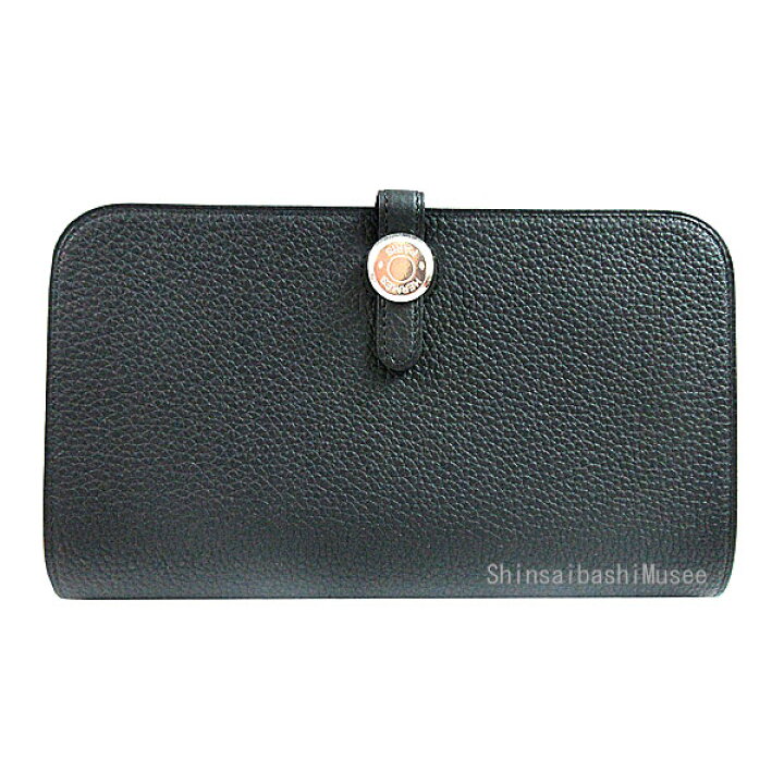 楽天市場】《 新品 》 HERMES エルメス ドゴン デュオ GM トゴ 黒 