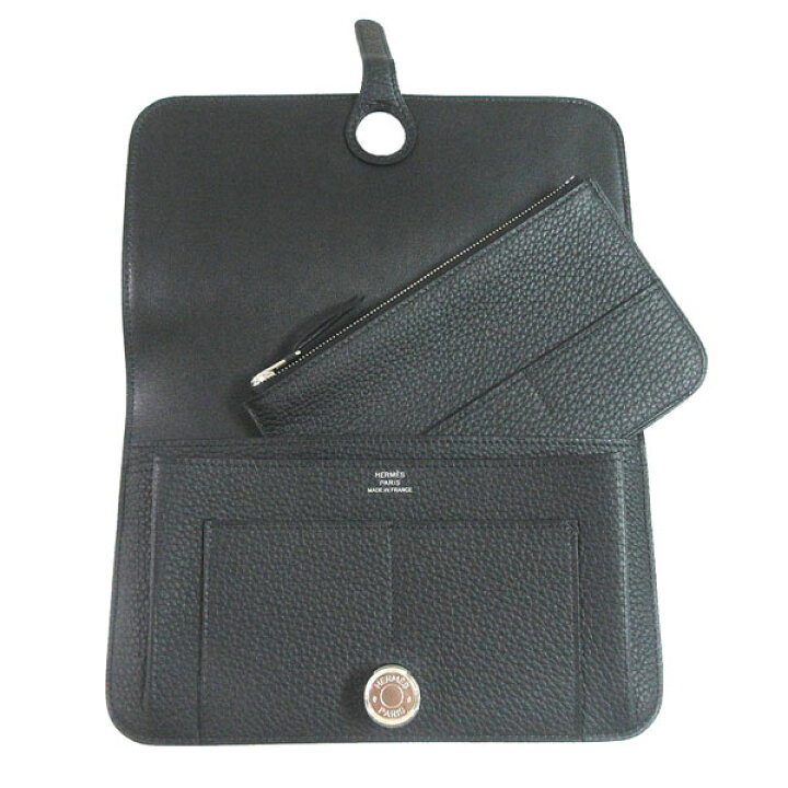 楽天市場】《 新品 》 HERMES エルメス ドゴン デュオ GM トゴ 黒 