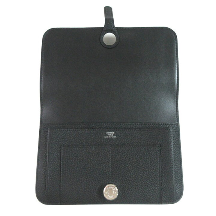 楽天市場】《 新品 》 HERMES エルメス ドゴン デュオ GM トゴ 黒  