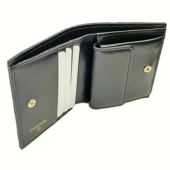 楽天市場】≪ 新品 ≫シャネル マトラッセ 二つ折り財布 ミニ AP40858  