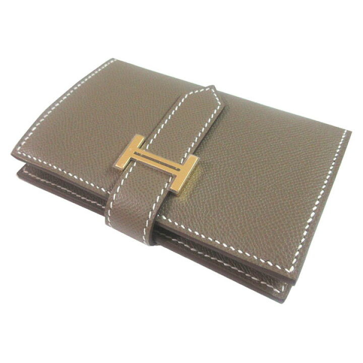 楽天市場】≪ 新品 ≫ エルメス ベアン ミニ エトゥープ ゴールド金具 