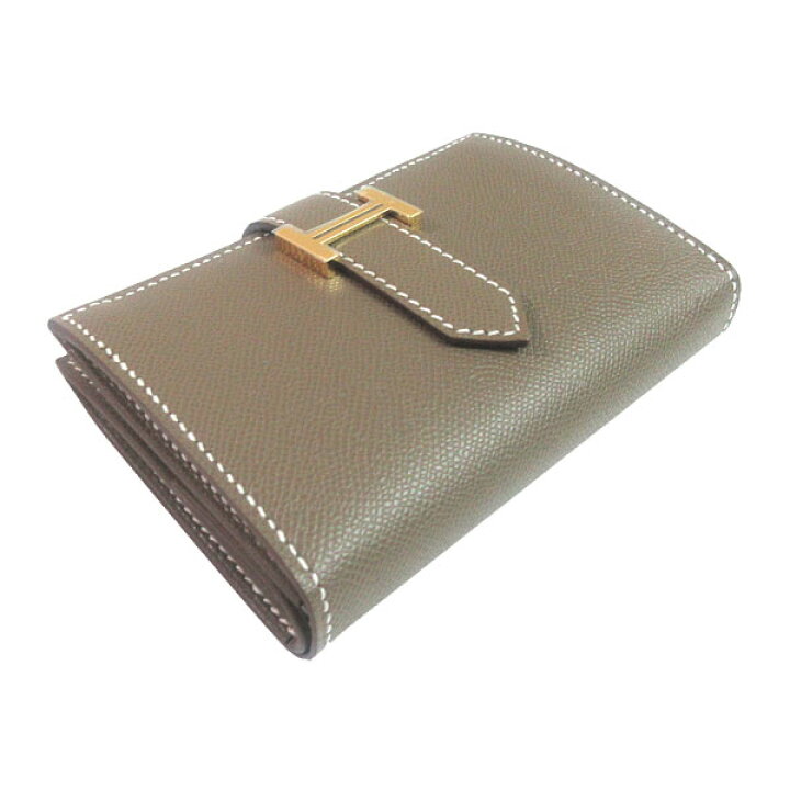 楽天市場】≪ 新品 ≫ エルメス ベアン ミニ エトゥープ ゴールド金具 