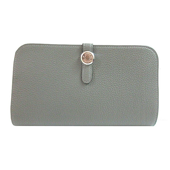 楽天市場】《 新品 》 HERMES エルメス ドゴン デュオ GM トゴ グリ 