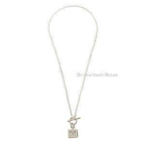 s Vi tGX y_eBt P[A~bg Vo[ lbNX y_g Vo[  { bsO [BrandNew] Hermes Pendant Kelly Amulet Silver Necklace Pendant Silver Box Ribbon Wrappin