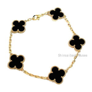 Vi⃔@N[tA[y uBe[W Anu uXbg 5`[tv18K CG[S[h IjLX  v[g bsOBrandNewVan Cleef & Arpels "Vintage Alhambra Bra