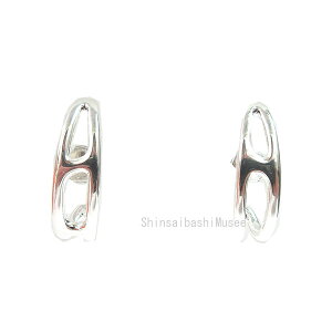 s Vi tGX sAX pN AJ[ `F[ CO Vo[ VF[k_N SV925  { bsO Brand newHERMES Earrings Punk Anchor Chain Earrings Silver Chaine d'Ancre SV925 Box 