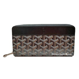≪新品≫ 正規品 GOYARD ゴヤール 財布 ラウンドファスナー ZIP マティニョンGM　ウォレット 長財布 ジップ GM 黒　ブラック 箱 リボン ラッピング