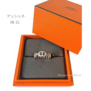 s Vi t GX VF[k_N AVFl PM O 53 ({TCY13) Vo[ SV925 HERMES  { bsO Farandore Chaine Dancre Silve Ring Brand New