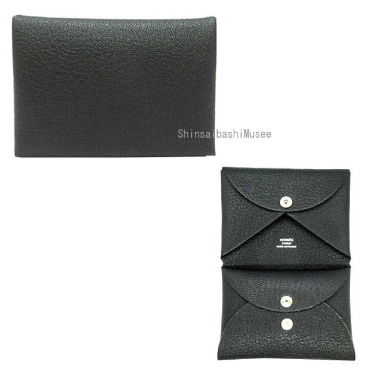 楽天市場】≪新品≫エルメス カードケース カルヴィデュオ ノワール 黒 