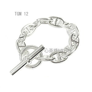 s Vi t GX VF[k_N TGM 12R} Vo[ Vo[`F[ uXbg oO HERMES @{̃bsO Chaine Dancre Silver TGM 12M