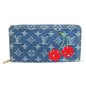  Vi  CBg 㗲 R{ LV × TM Wbs[ EHbg mOfj M23161 z bsOBrand new LOUIS VUITTON TAKASHI MURAKAMI Collaboration LV × TM Zippy Wallet Monogram Denim M23161 Lo