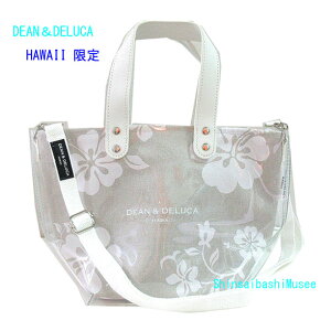�� �V�i ��DEAN��DELUCA �f�B�[���A���h�f���[�J �n���C���� DDH �n�C�r�X�J�X 3WAY �N���A �g�[�g �o�b�O �X�g���b�v �O���[��Brand new��DEAN & DELUCA DDH Hibiscus Hawaii Limited Edition 3Way Clear Tote Bag strap Gray