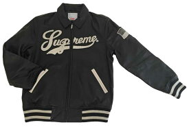 ≪新品≫ Supreme 16SS Uptown Studded Leather Varsity Jacket レザージャケット 黒 Mサイズ 新品