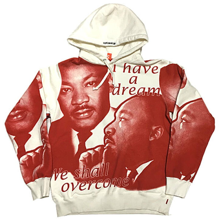 楽天市場】≪新品≫ 18ss SUPREME MLK Hooded Sweatshirt White S 