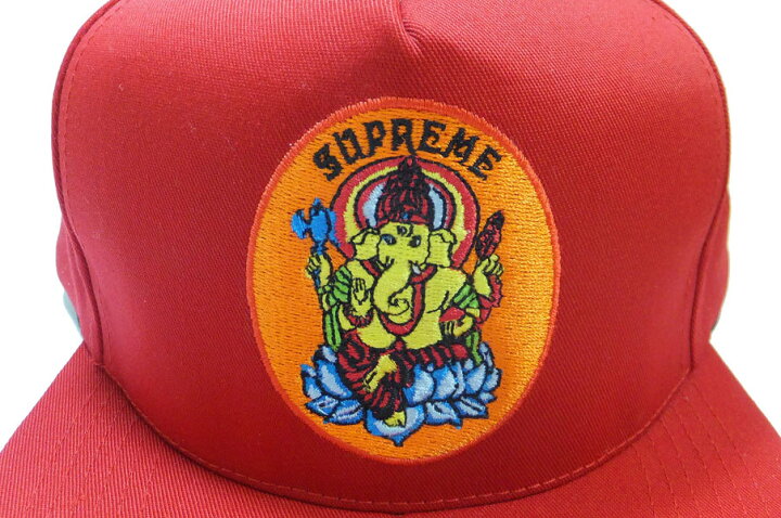 楽天市場】新品 SUPREME 18SS Ganesh 5-Panel Red Cap レッド 