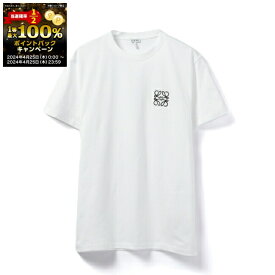[4/25限定1/2当選ポイントバック]ロエベ/LOEWE シャツ アパレル メンズ ANAGRAM T-SHIRT Tシャツ WHITE 2024年春夏新作 H526Y22X75-0056-2100