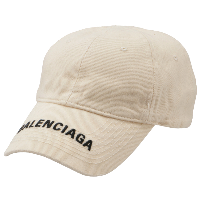 バレンシアガ メンズ キャップ NATURAL BLACK BALENCIAGA 2022年春夏新作 673318-410B2-9260 帽子 76％以上節約 VISOR 2021春夏新作 LOGO CAP