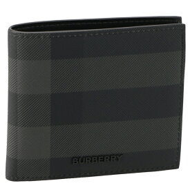 [4/20限定1/2当選ポイントバック]バーバリー/BURBERRY 財布 メンズ MS CC BILL COIN BRT 二つ折り財布 CHARCOAL 8070201