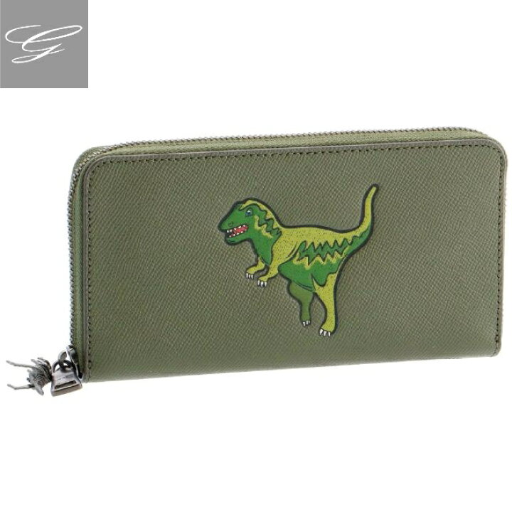 楽天市場 コーチ Coach 財布 メンズ カーフスキン ラウンドファスナー長財布 Rexy Green 657 Ol8 Import Brand Grace