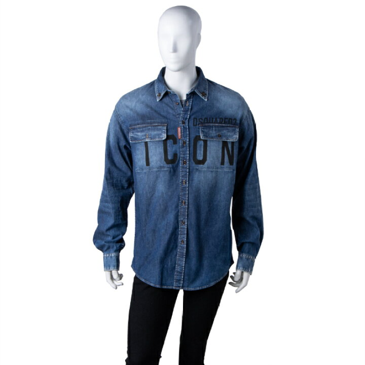 楽天市場】【SALE】ディースクエアード/DSQUARED2 シャツ メンズ ICON 