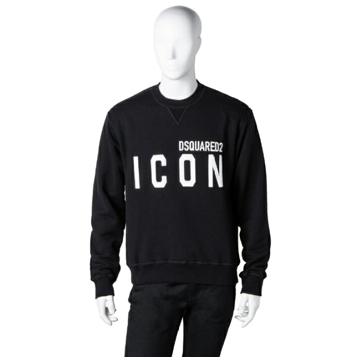 楽天市場 ディースクエアード Dsquared2 トレーナー メンズ Gu Felpa スウェット Black White 22年秋冬新作 S79gu0004 0023 965 Import Brand Grace