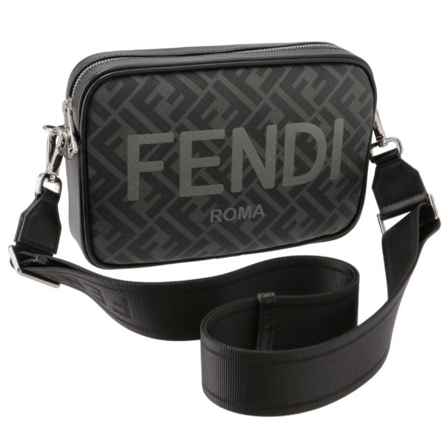 フェンディ/FENDI バッグ メンズ FENDI Pelletteria ショルダーバッグ NERO+PALLADIO  7M0286-AJJ4-F0GXN | Import Brand Grace