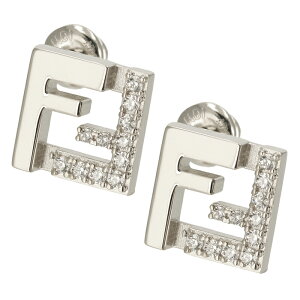 �y�󂠂�z �t�F���f�B/FENDI ���f�B�[�X �s�A�X �t�H�[�G�o�[ �t�F���f�B FOREVER �N���X�^�� �X�^�b�h�s�A�X 8AL294-ATEP-F035M