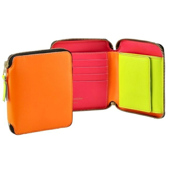 楽天市場 コムデギャルソン Comme Des Garcons 財布 メンズ Super Fluo ラウンドファスナー財布 Light Orange Sa2100sf 0002 0007 22年春夏 Import Brand Grace