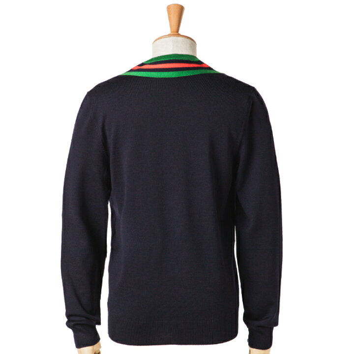 楽天市場】【SALE】グッチ/GUCCI ニット メンズ Vネックニット INK  