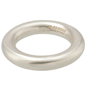 [4/1限定1/2当選ポイントバック]ジルサンダー/JIL SANDER 指輪 メンズ CLASSIC RING 2 リング 4mm幅 SILVER J29UQ0004-J12002-041