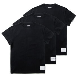 ジルサンダー/JIL SANDER シャツ アパレル メンズ T-SHIRT CN SS 3 PACK Tシャツ BLACK J47GC0001-J45048-001[050910COUP]