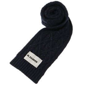 [4/25限定1/2当選ポイントバック]【SALE】ジルサンダー/JIL SANDER ストール メンズ SCARF - SOFT DONEGAL 1/3.8 マフラー DARK BLUE J47TE0017-J14522-406