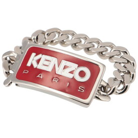 【SALE】ケンゾー/KENZO ブレスレット メンズ KENZO IDENTITY BRACELET チェーンブレスレット MEDIUM RED FD55BI421M03-0003-21