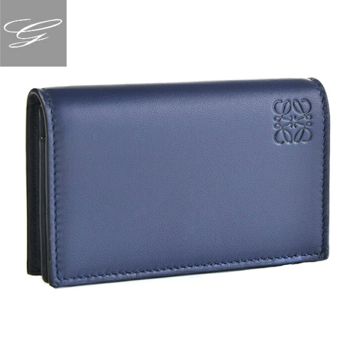 楽天市場 ロエベ カードケース Loewe 名刺入れ メンズ カーフスキン ネイビー m97 0004 5925 Import Brand Grace