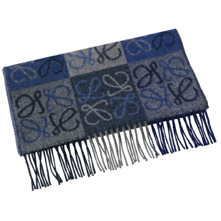 楽天市場】ロエベ/LOEWE ストール メンズ ANAGRAM SCARF マフラー BLUE 