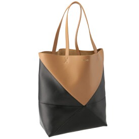 [4/20限定1/2当選ポイントバック]ロエベ/LOEWE バッグ メンズ PUZZLE TOTE LARGE BICOLOR トートバッグ BLACK/WARM DESERT B779Q18X05-0088-5886