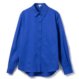 ロエベ/LOEWE シャツ アパレル メンズ DEBOSSED COLLAR SHIRT コットンシャツ COBALT BLUE H526Y05WB4-0056-5260