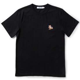 メゾンキツネ/MAISON KITSUNE シャツ メンズ CHILLAX FOX PATCH CLASSIC TEE-SHIRT Tシャツ BLACK GU00154KJ0010-0001-P199