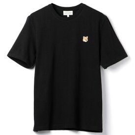 メゾンキツネ/MAISON KITSUNE シャツ アパレル メンズ FOX HEAD PATCH REGULAR TEE SHIRT Tシャツ BLACK 2024年春夏新作 LM00104KJ0008-0001-P199