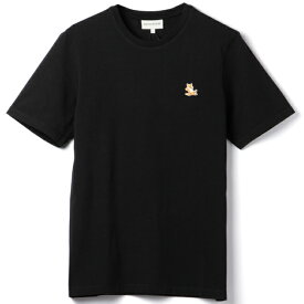 [4/25限定1/2当選ポイントバック]メゾンキツネ/MAISON KITSUNE シャツ アパレル メンズ CHILLAX FOX PATCH REGULAR TEE SHIRT Tシャツ BLACK 2024年春夏新作 LM00110KJ0008-0001-P199